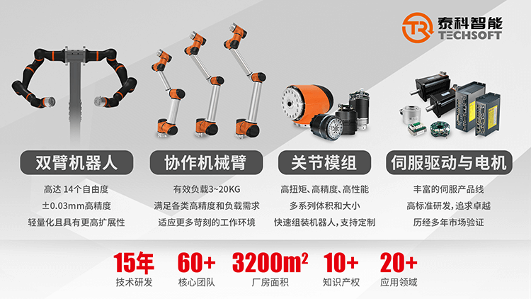 泰科智能机器人产品系列