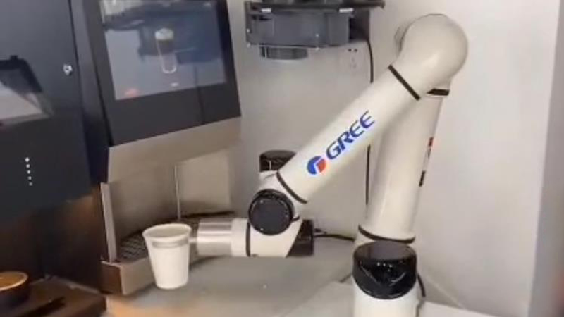 RJSII系列关节模组助力格力快速搭建咖啡机器人