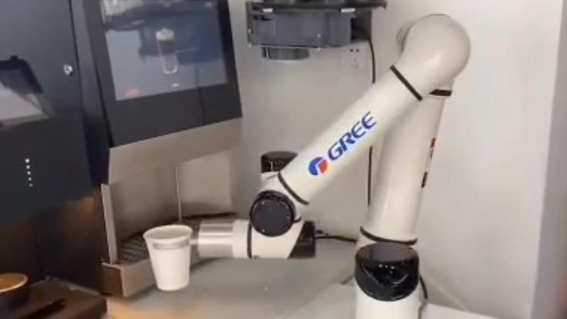RJSII series joint modules help Gree quickly build coffee robots